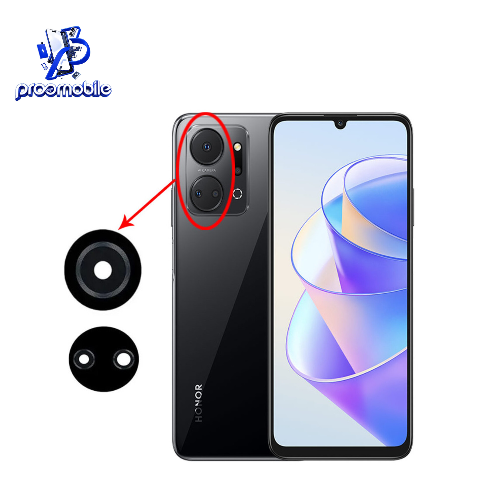 شیشه دوربین هوآوی Huawei Honor x7a