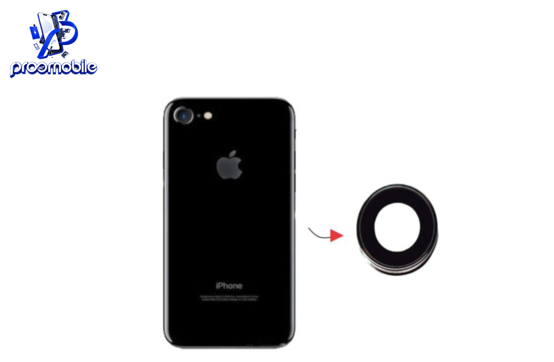 شیشه دوربین اصلی Apple iPhone 7