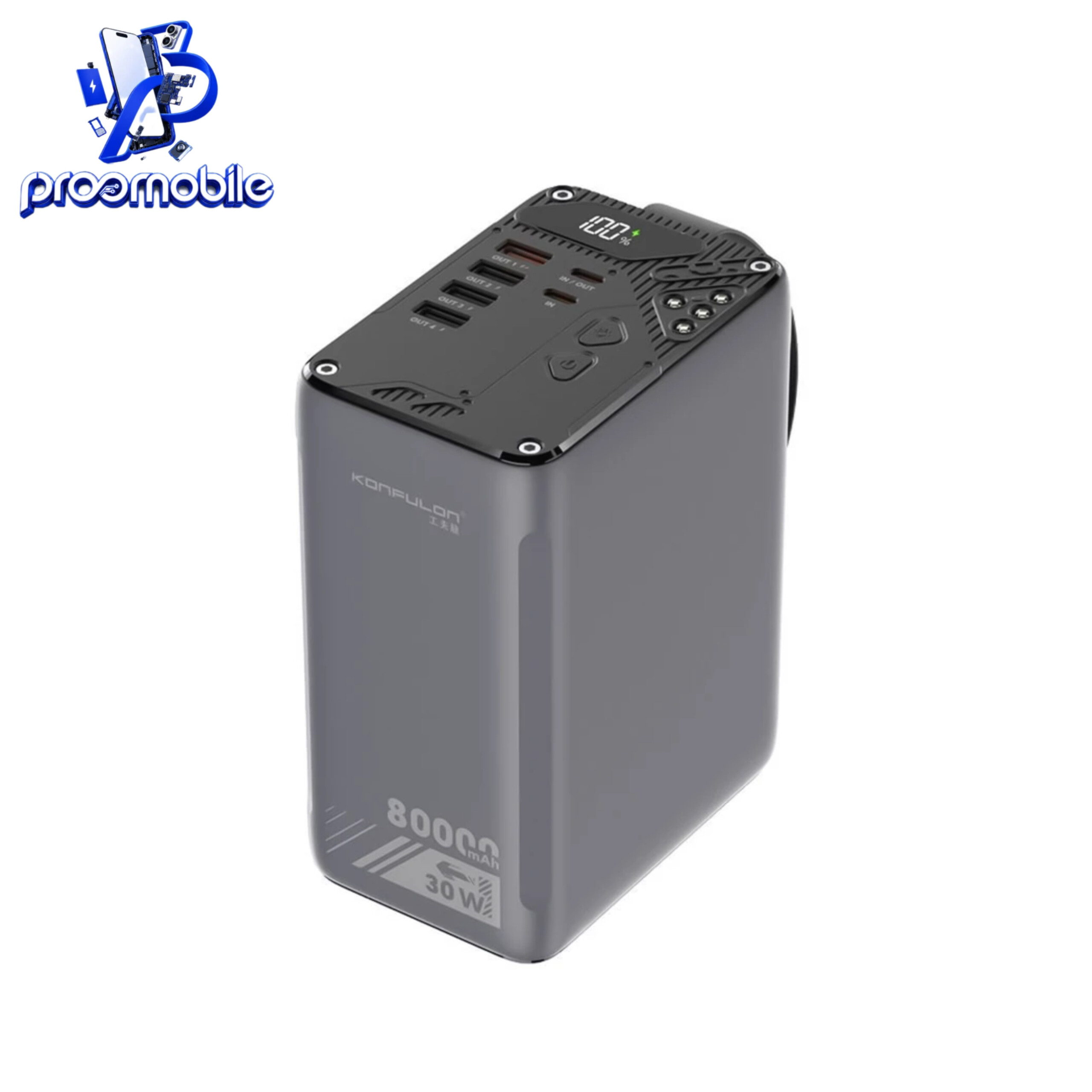 پاوربانک اصلی کانفلون Konfulon A49Q 80000mAh 22.5W