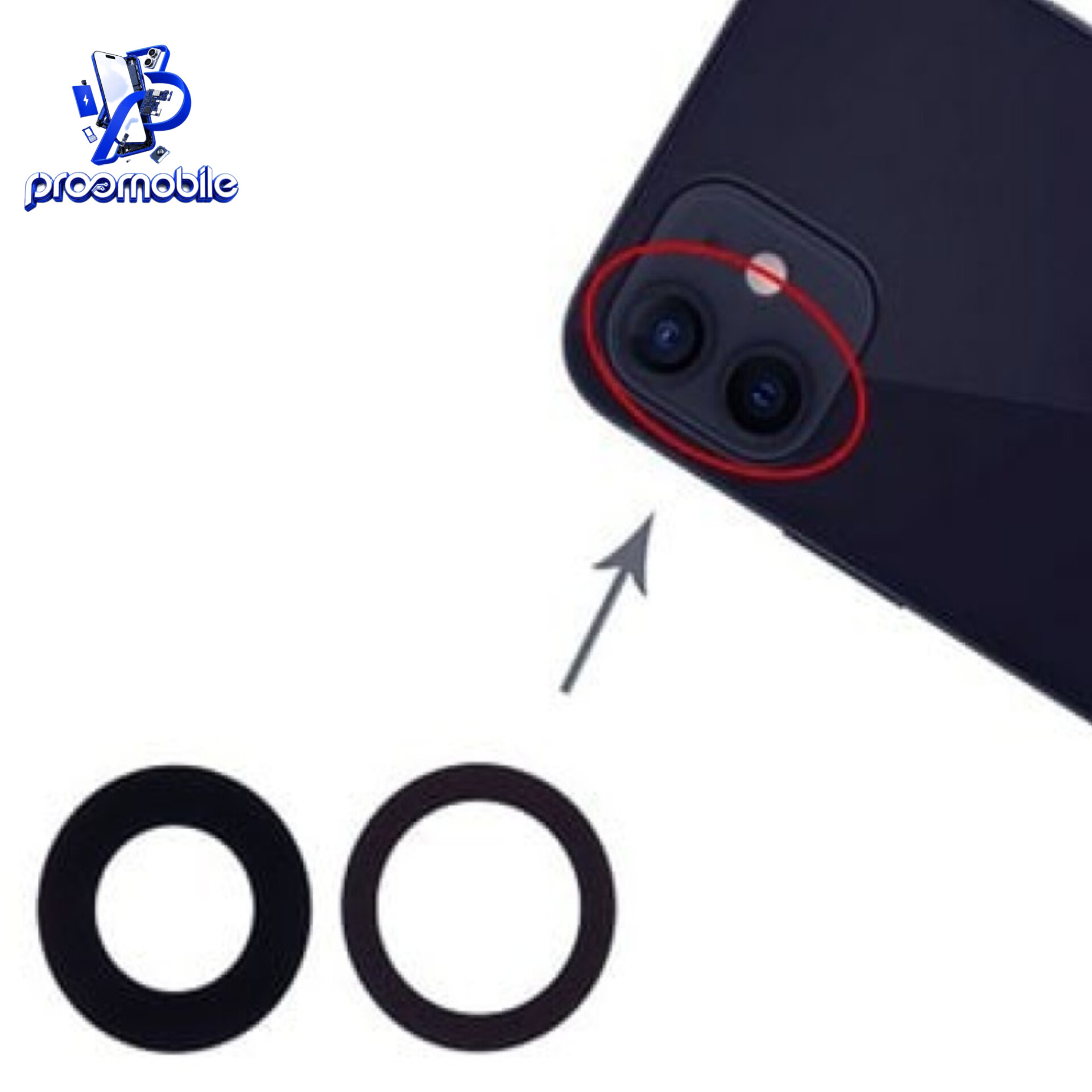 شیشه دوربین اصلی Apple iPhone 12