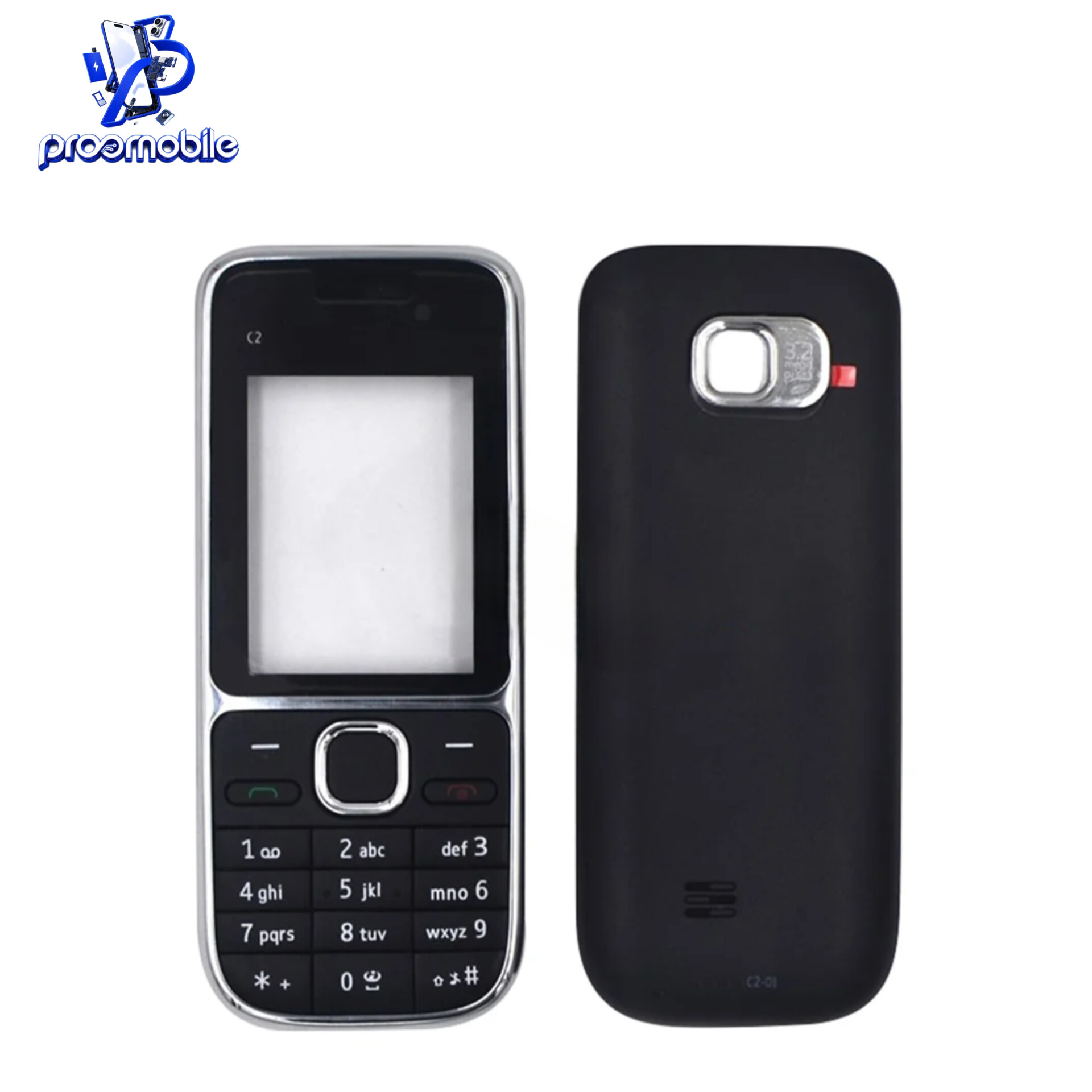قاب پشت و رو گوشی نوکیا Nokia C2-01